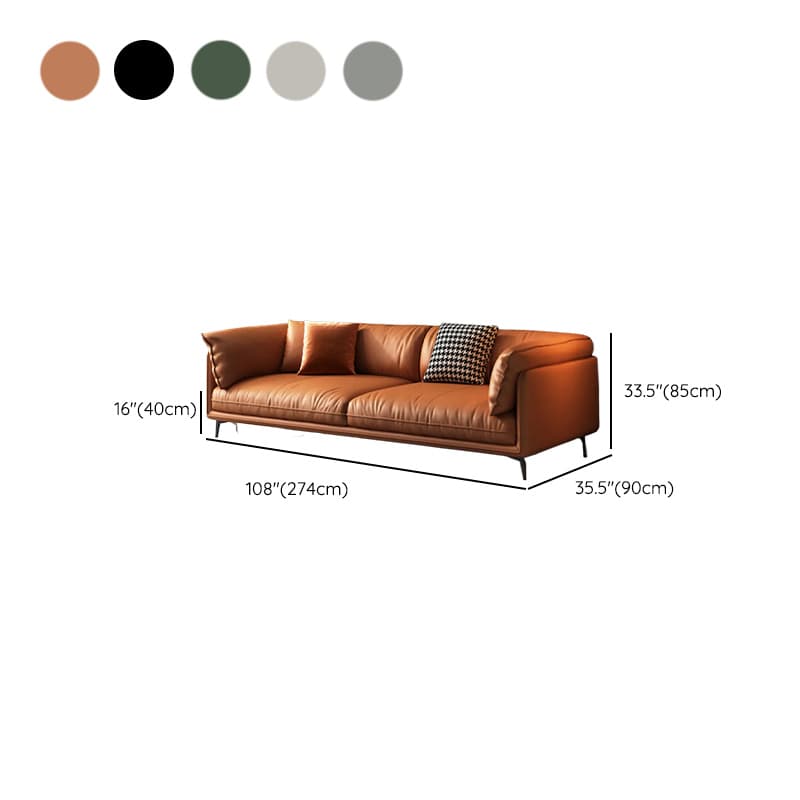 Casual Water Resistant Solid Color Sofa Couch in Grey/Citrus Color/Off-White, Flexible Seating for 4-seater/3-seater/for 2 - image 22