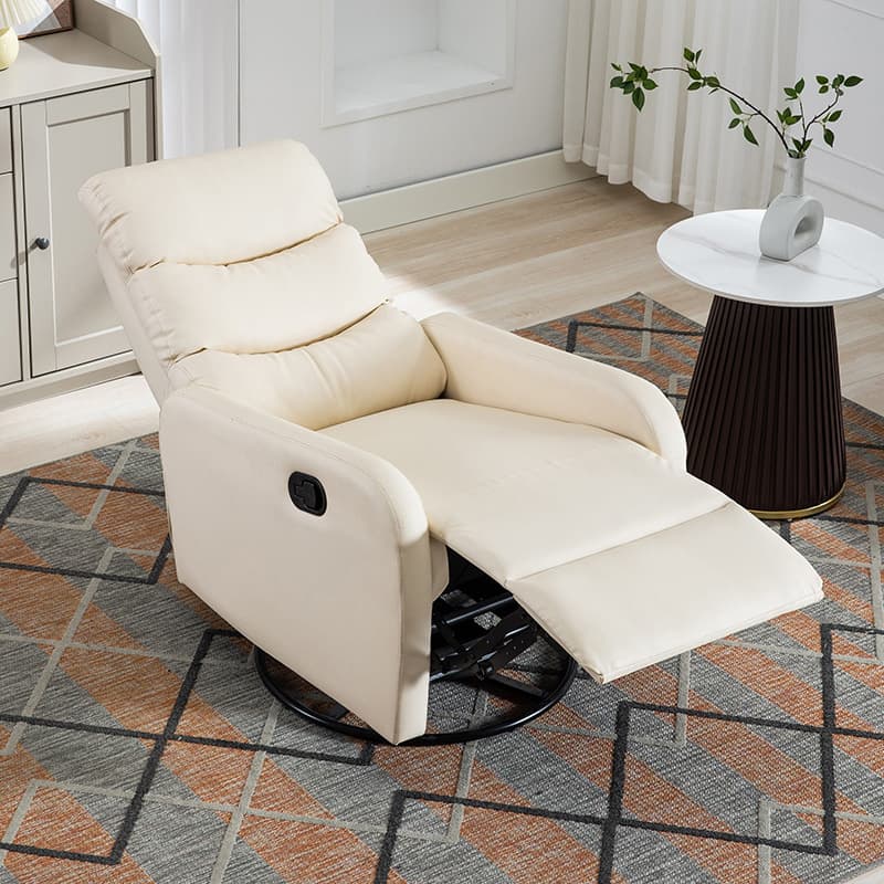 Ergonomic Brown/Blue/Green Stationary Massage Rocking Accent Chair with Back - image 12