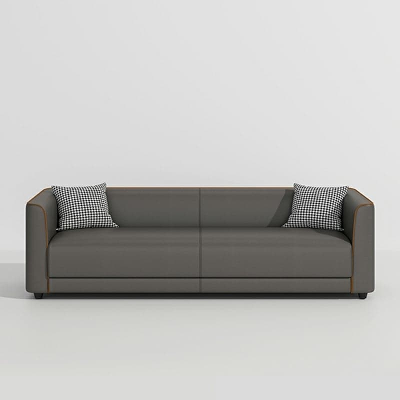 Dove Grey/Lime Green/Apricot Color Standard Sofa with Concealed Support for Parlor - image 10