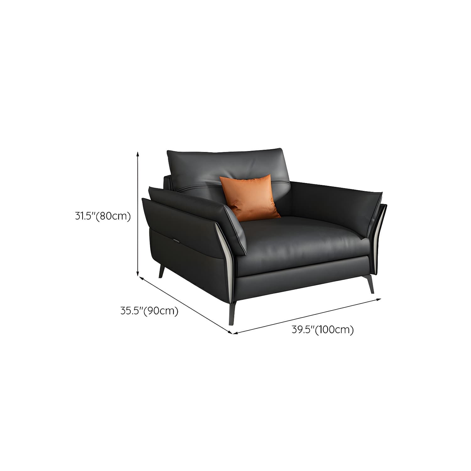Modern Gray Tufted Sectional Sofa with Flared Arms and Wood Frame - image 10