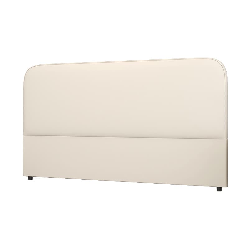 Modish No Distressing Timber Panel Headboard with Arched Shape for King/Queen/Full Bed, Featuring Sponge Fill and Standard Height