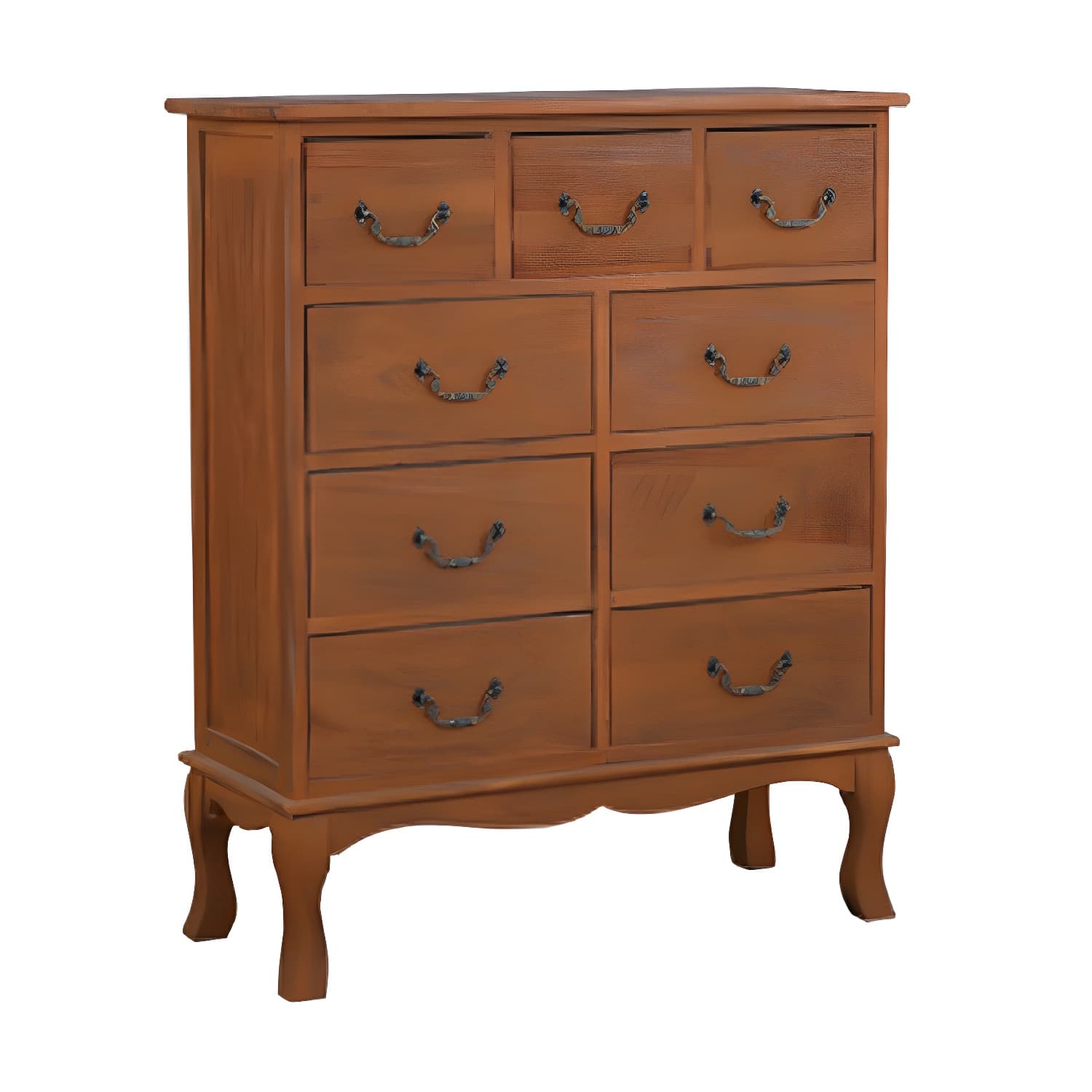 Nautical Storage Chest Bedroom Solid Wood Chest with Drawers - image 5
