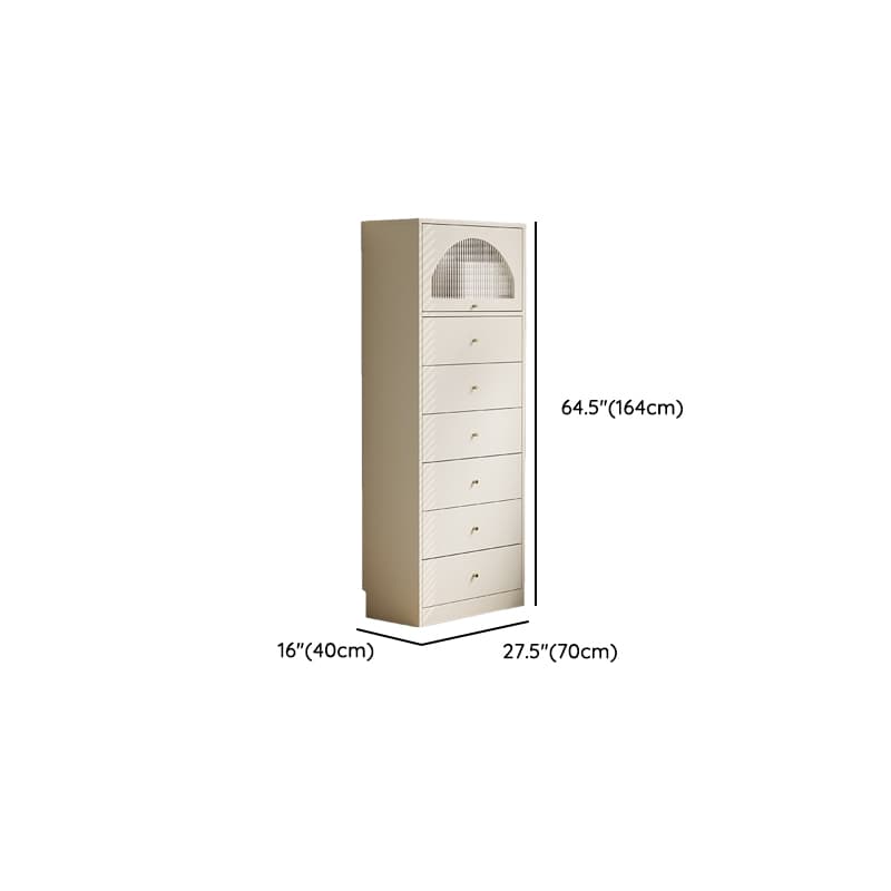 Chalk Casual Composite Wood Combo Dresser with Shelves, 6/3/5 Drawers, Hutch, Vertical - image 23