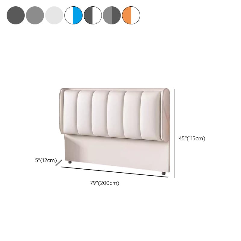 Art Deco Style Panel Headboard in Pine Wood with No Distressing, Rectangle Shape for Twin/King/Queen Bed, Featuring Sponge Upholstery and Standard Height - image 18