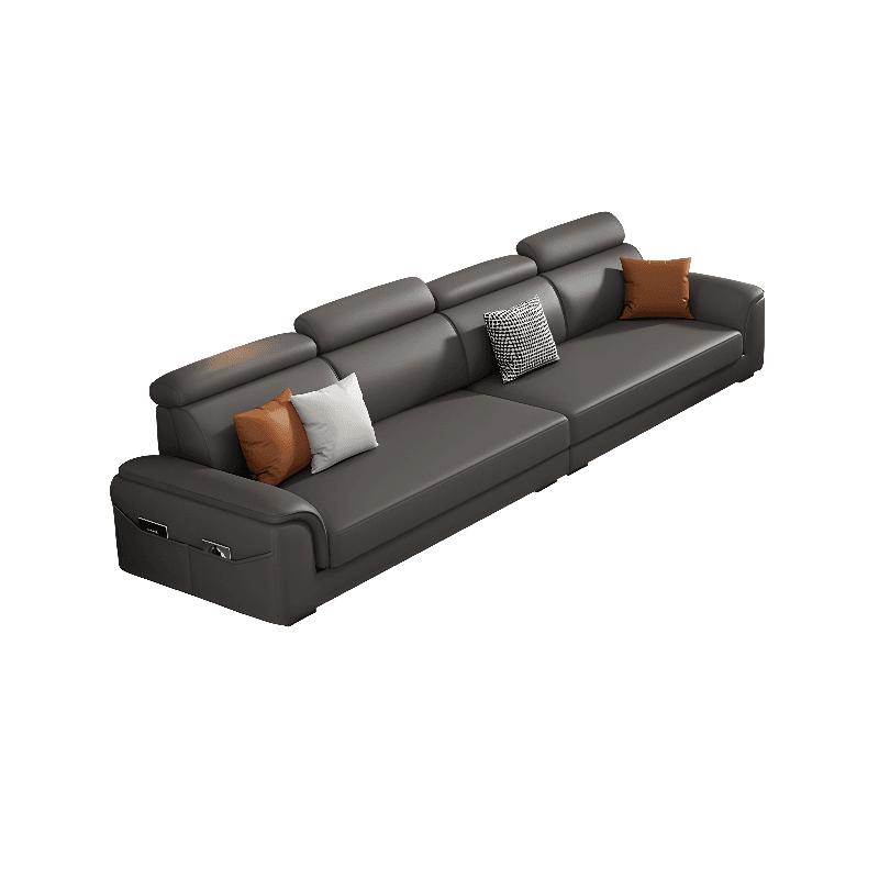 L-Shape/Straight Left/Horizontal Sofa Recliner/Sofa Couch with Pine Wood Frame - image 10