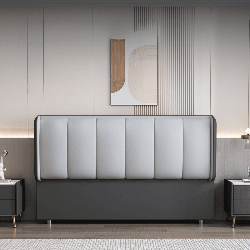 Casual Free-standing Standard King(76"W x 80"L)/Queen(60"W x 80"L)/Full(54"W x 75"L) Panel No Distressing With Legs in Wood and Sponge - image 7