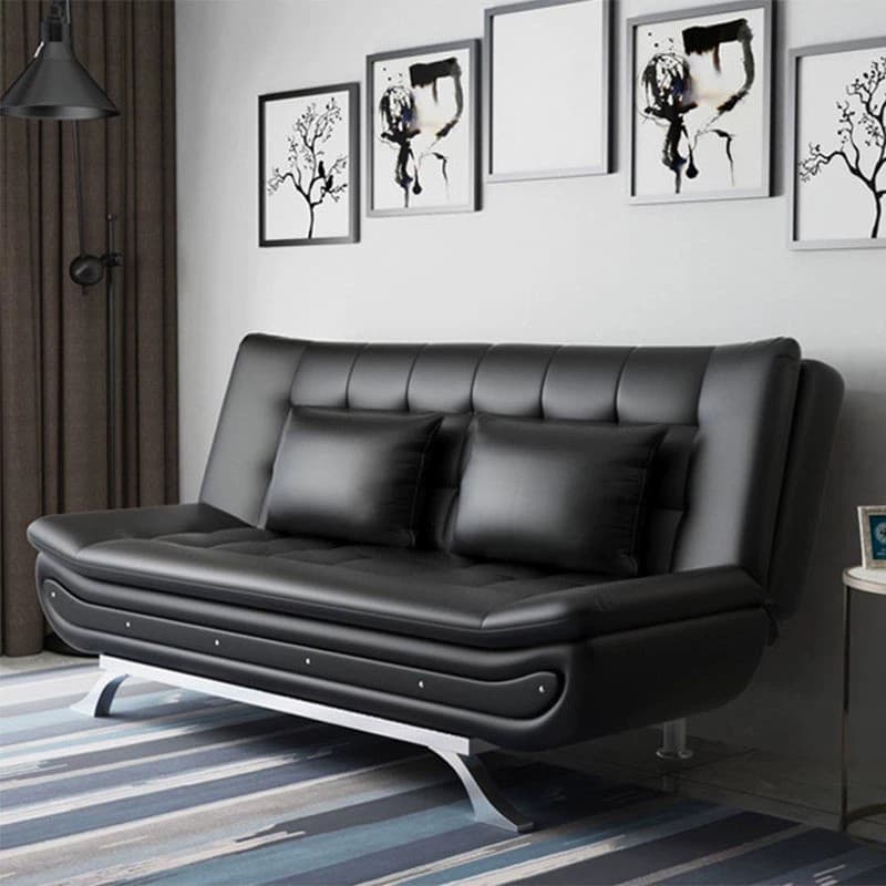 75'' Modern Armless Solid Color Sofa, Foam Filled Upholstery - Partial Assembly - image 3
