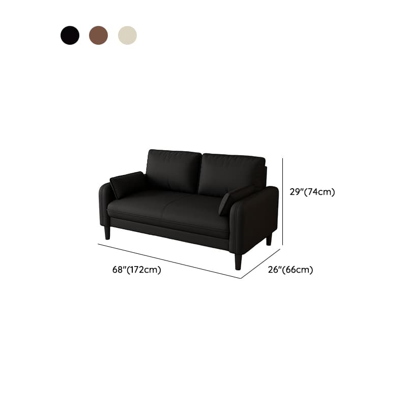 Trendy Water Resistant Standard Sofa/Loveseat/Single Sofa with Pillow Back in Dark Gray/White/Olive Green, Arm Included, Seats 3/2 People/1 Person with 2 Pillows - image 18