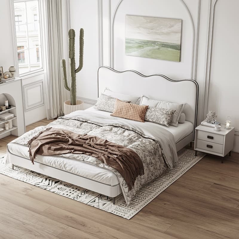 Solid Color Storage Bed/Platform Bed with 3 Storage Boxes and Pine Wood Frame for Living Room - image 3