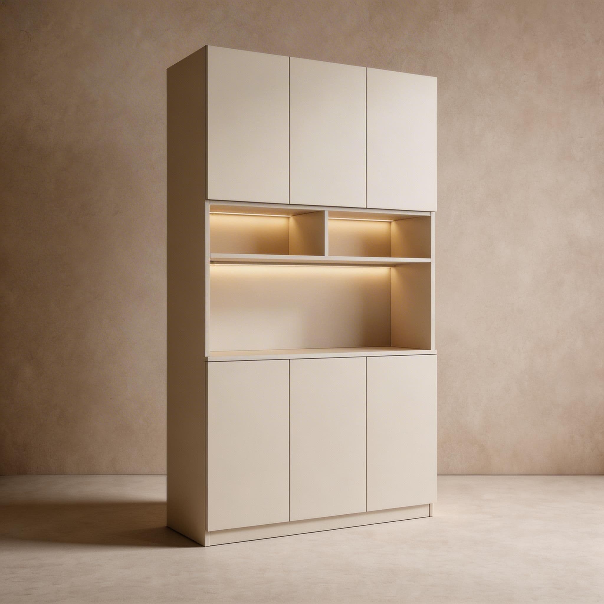 Trendy Sideboard with 3 Drawers, Cupboard, Wide/Standard/Narrow Sizes, 2/1 Shelves, Cabinets, and Glass-panel Door - image 52
