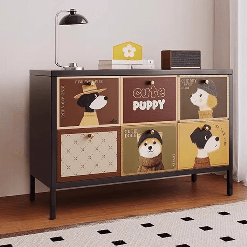 Detached Decorative Cabinet with Damp-proof Steel Countertop