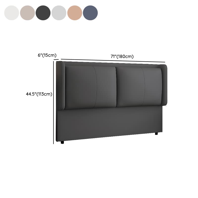 Simplistic Panel Headboard in Pine Wood with No Distressing, Rectangular Shape for King/Full/Queen Bed, Featuring Sponge Upholstery Fill and Standard Height - image 12
