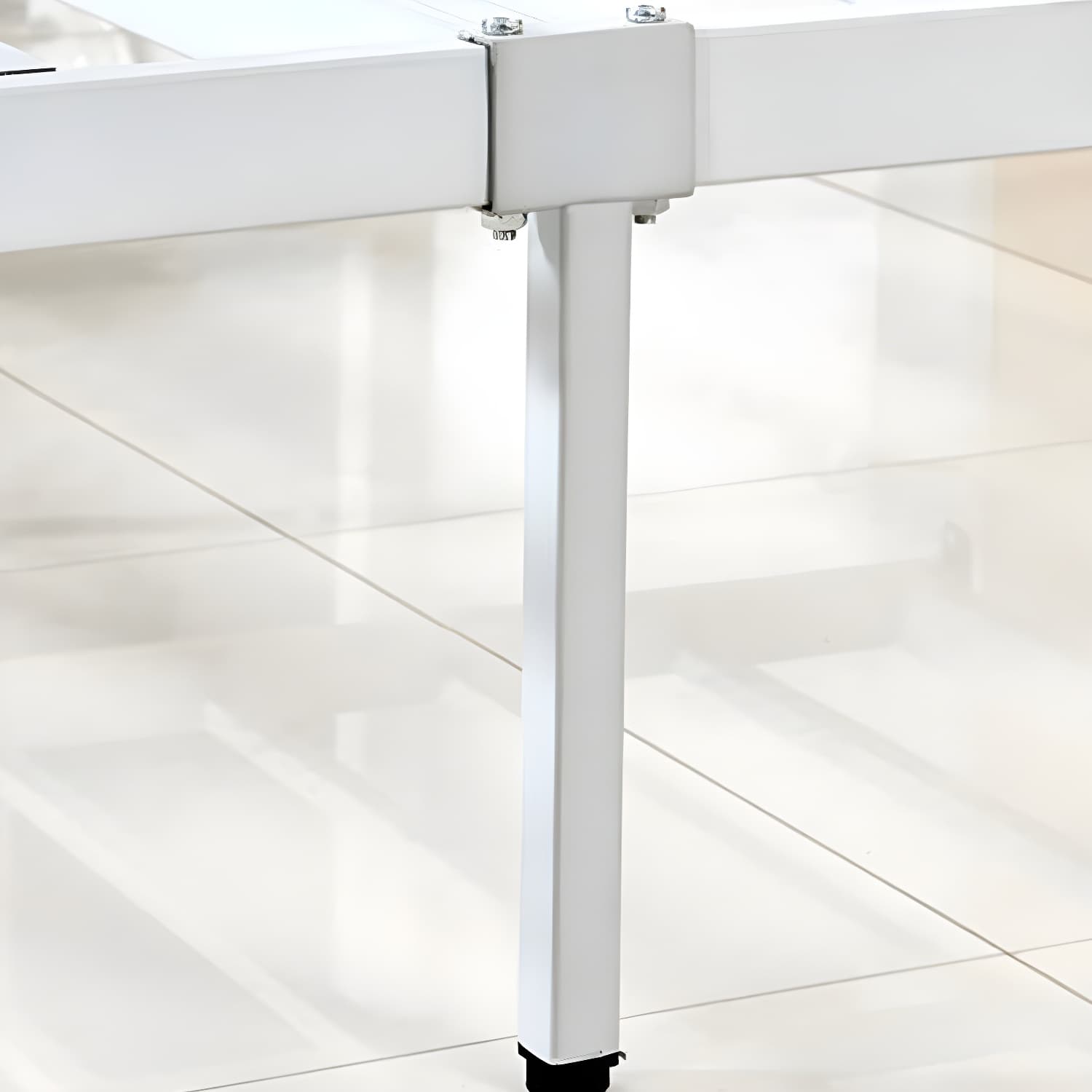 Metal Wire-Grid Bed with 6 Legs Open-Frame Low Profile Bed Frame - image 10