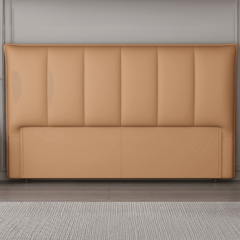 Standard（36-55“） Full(54"W x 75"L) Rectangle Free-standing Standard Upholstered Headboard Panel With Legs with Sponge Cushion in a Simple Style - image 7
