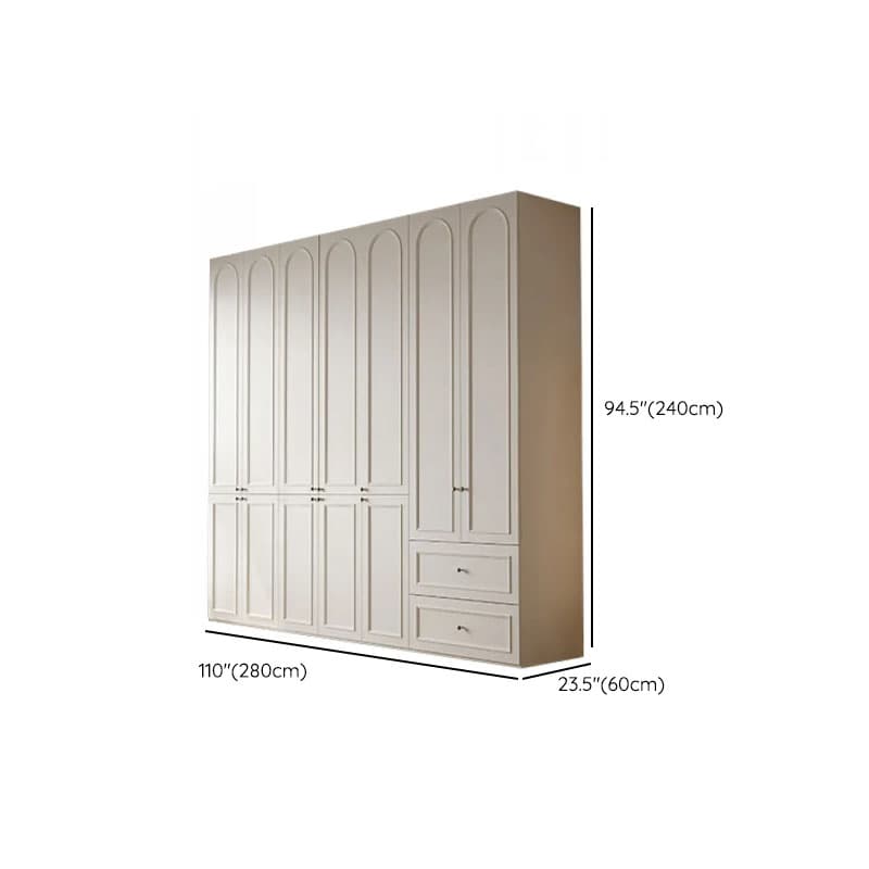 Casual Natural Wood Independent Armoire Cabinet with Soft Close Drawer, Soft Close Door, and Interior Shelves - image 29