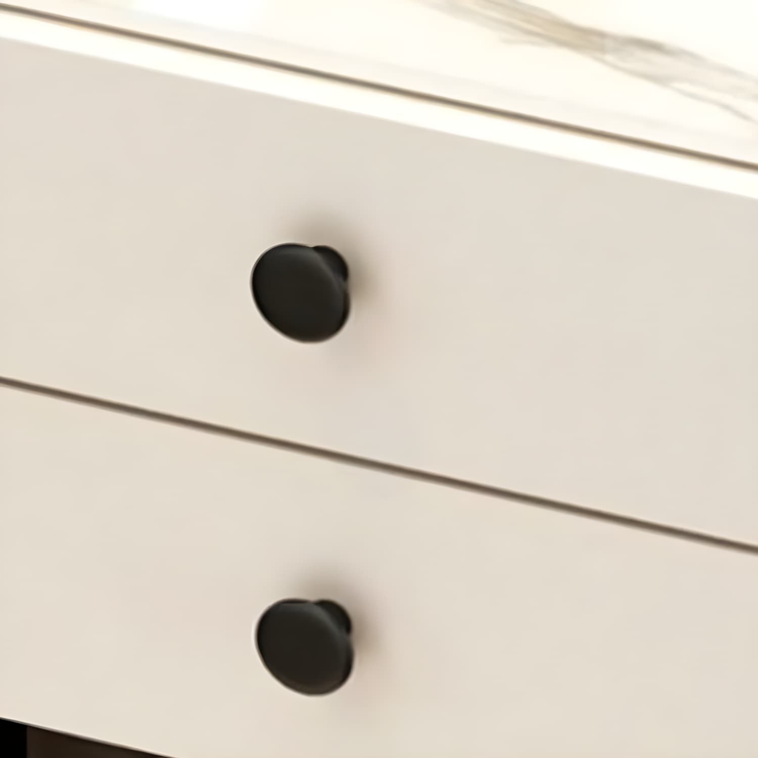 Contemporary Vanity Makeup Dressing Table Stool Set with Mirror - image 11