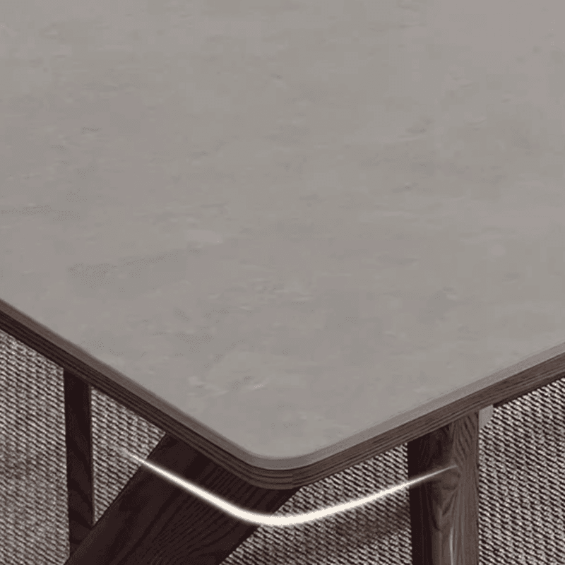 Slate Stone Dining Table Set for 6 People in Dove Grey - image 7