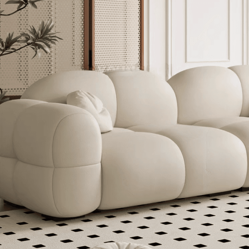 Versatile Grey/Blush/Amber Flannel Standard Sofa/Loveseat with Arm and Concealed Support - image 10