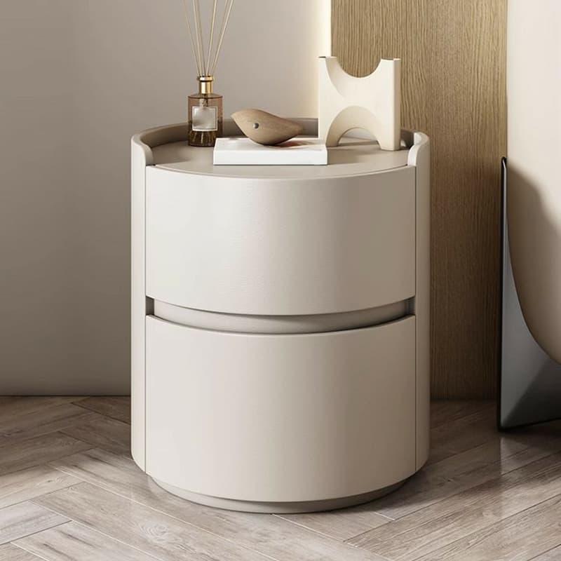 Small Under 21'' Manufactured Wood No-Light Modern Drawer Storage Nightstand in Natural Finish - image 13