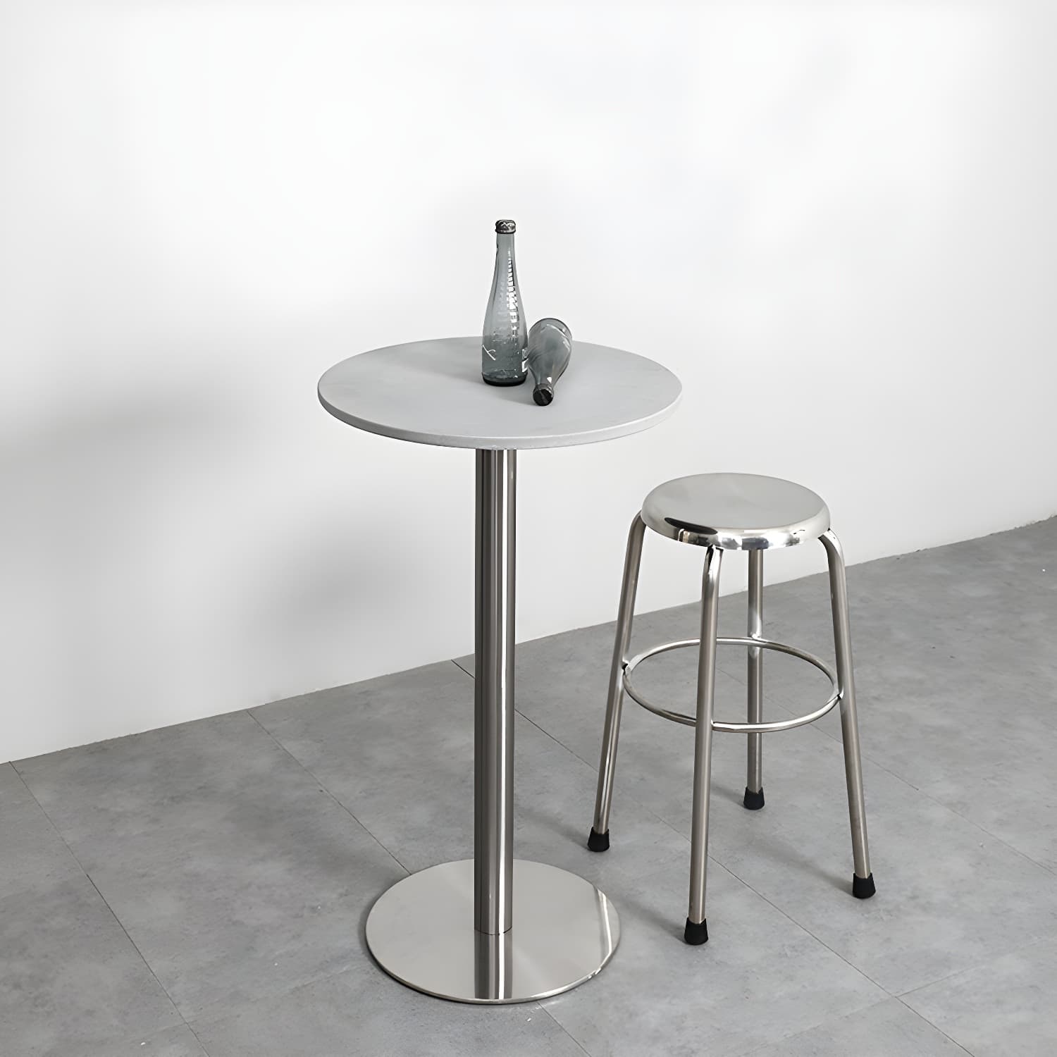 Mid-Century Modern Cocktail Table Pedestal 1 Single Coffee Table - image 3