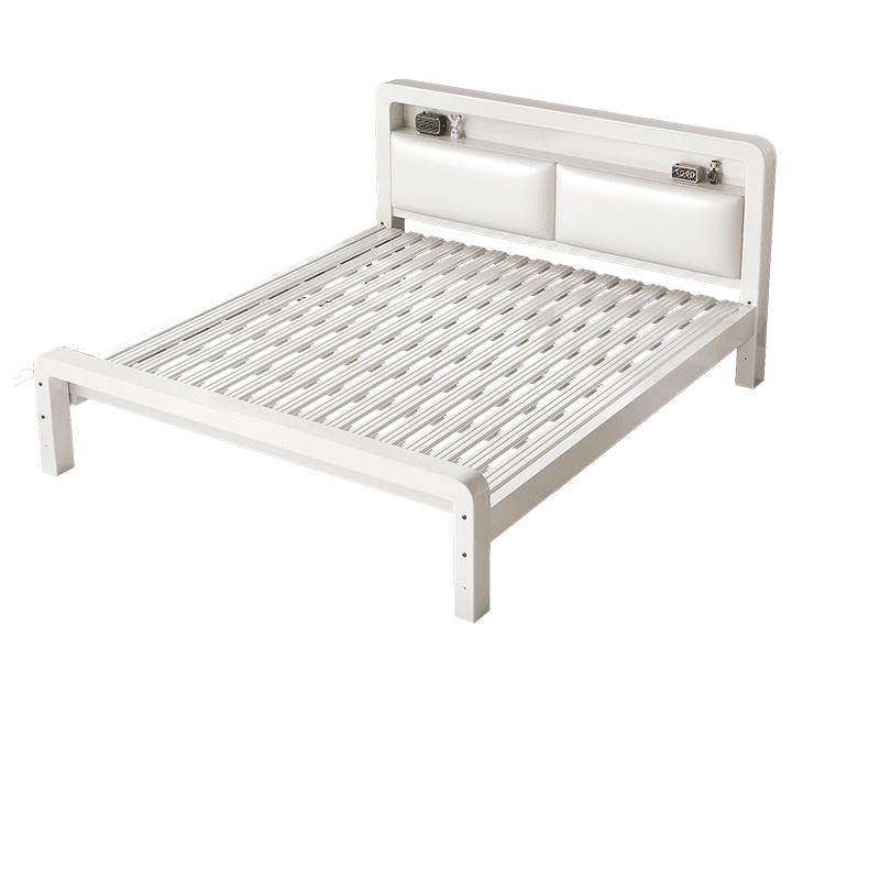 Minimalist Solid Color Iron Storage Included Bed with Leg for Living Room - image 3