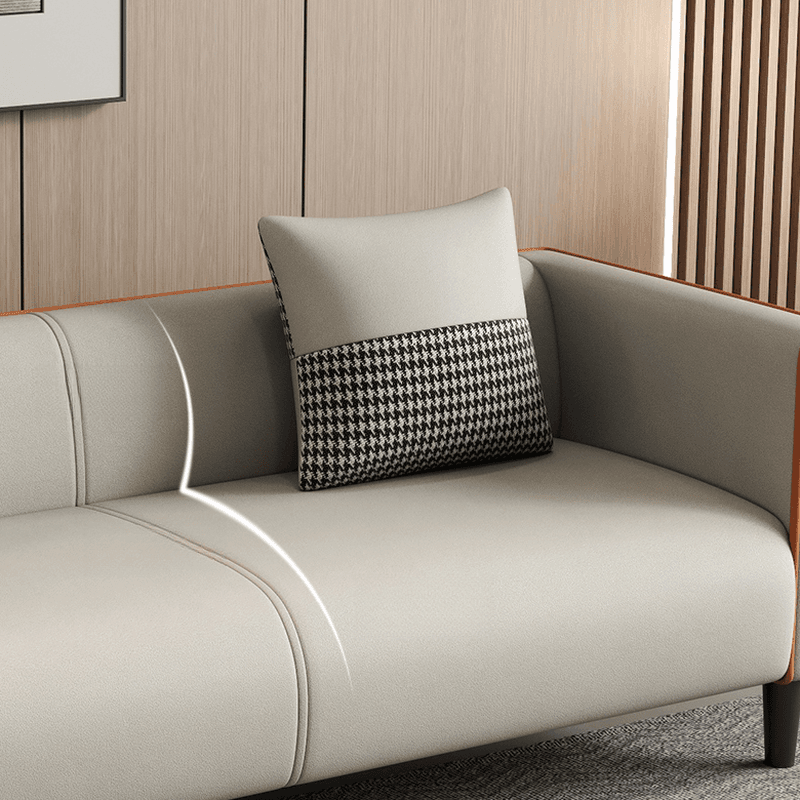 Standard Sofa/Loveseat/Single Sofa in Synthetic Leather, Available in Grey/Dark Blue/Light Green with Arm - image 14