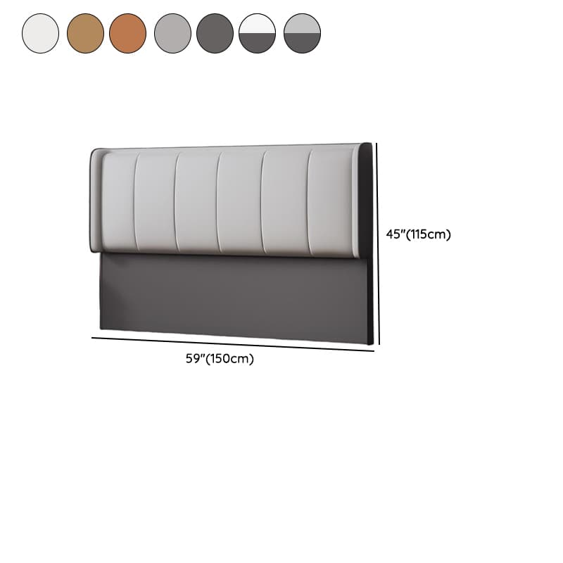 Trendy Panel Headboard in Natural Wood with No Distressing, Rectangle Shape for Full/Queen Bed, Sponge Upholstery Fill, Standard Height - image 14