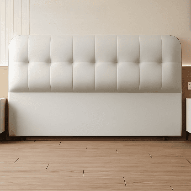 Modern Simple Style Panel Headboard with No Distressing, Piled Tufted Rectangle Design for California King/King/Queen Bed, Featuring Sponge Upholstery and Standard Height - image 6