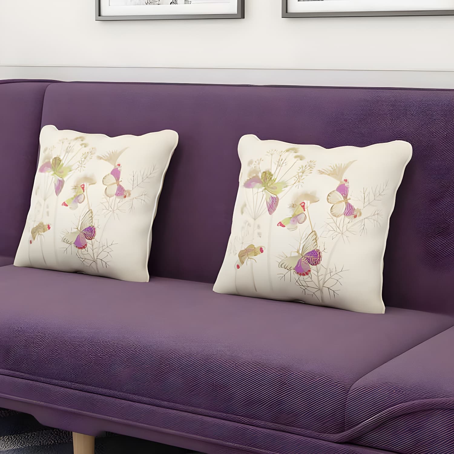 Convertible Armless Sofa 48"W Modern Sofa with Cotton Blend for Living Room - image 30