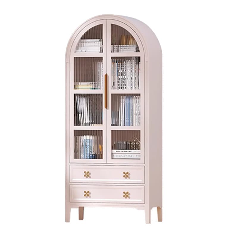 Self-supporting Grey /Azure/Peony Natural Wood Accent Cabinet with Squared Leg Drawing Room - image 6