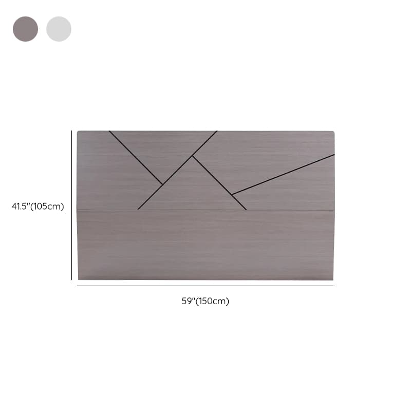 Trendy Queen(60"W x 80"L)/King(76"W x 80"L) Rectangle Panel Standard（36-55“） Bed Frame Mounted No Distressing in Wood - image 10