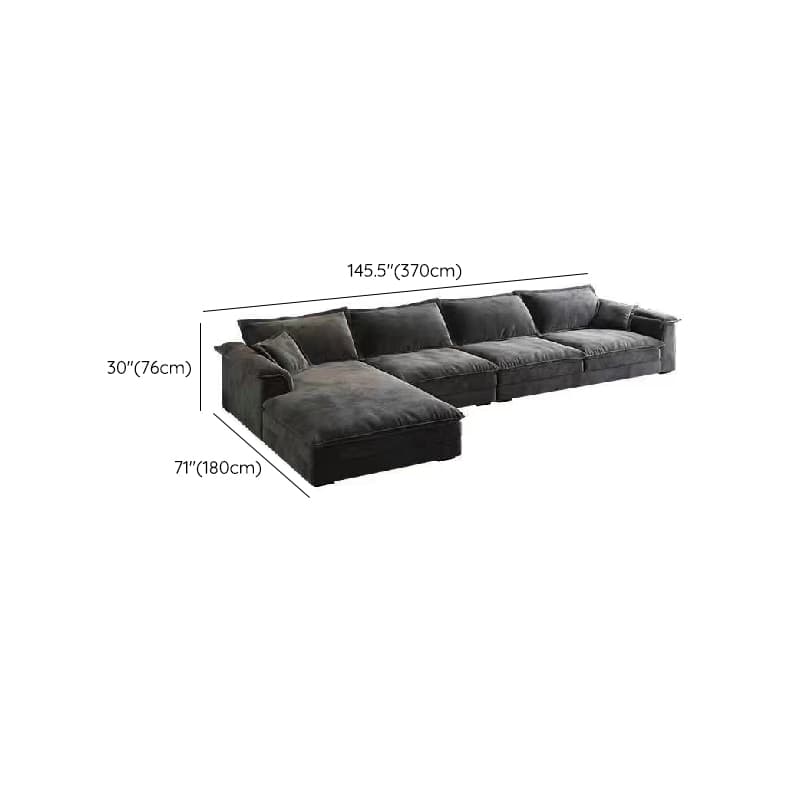 Pine Horizontal/Left Hand Facing Straight/L-Shape Sofa/Sofa Chaise with Concealed Support Living Room - image 25