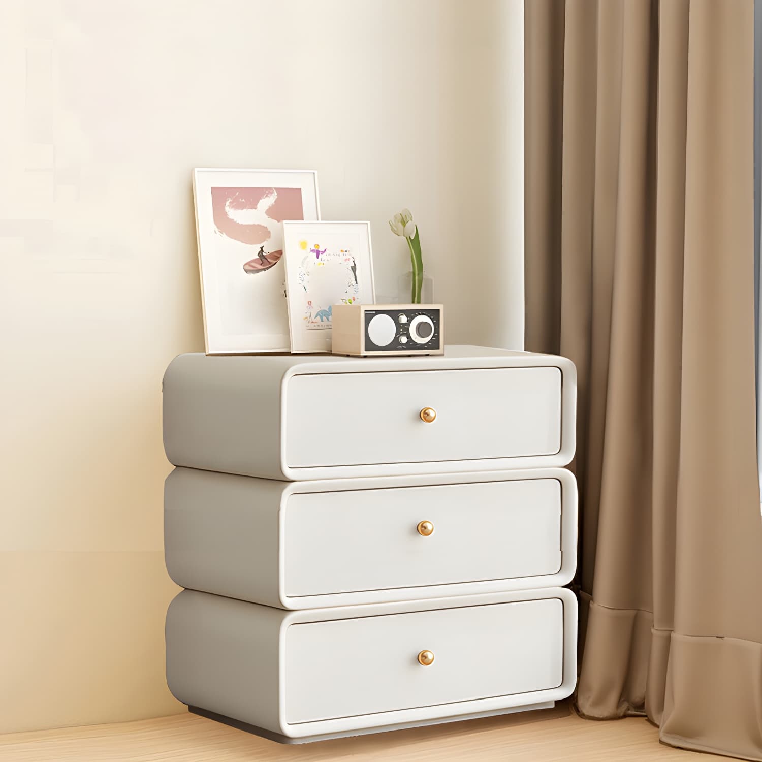 Modern Light Wood Dressers with Solid Wood Construction and Soft-Close Drawers - image 9