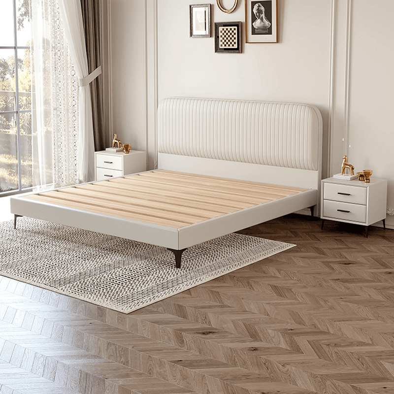 Standard（36-55“） Free-standing Standard Rectangle Full(54"W x 75"L)/Twin(38"W x 75"L) Panel Headboard With Legs, Sponge Filing and Lumber Frame - image 7
