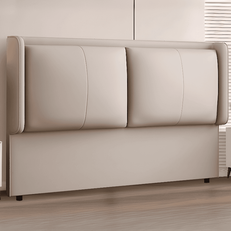 Simplistic Panel Headboard in Pine Wood with No Distressing, Rectangular Shape for King/Full/Queen Bed, Featuring Sponge Upholstery Fill and Standard Height - image 4