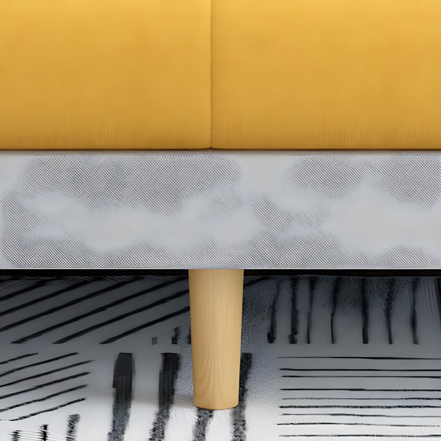 Convertible Biscuit Back Sofa Bed 32.28"High Square Arm Sofa for Apartment - image 21