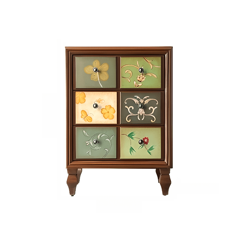 Modern Simple Style 3 Tiers/5 Tiers/4 Tiers Bachelor Chest/Console Dresser/Semainier in Solid+Manufactured Wood, Dyed Finish - image 4