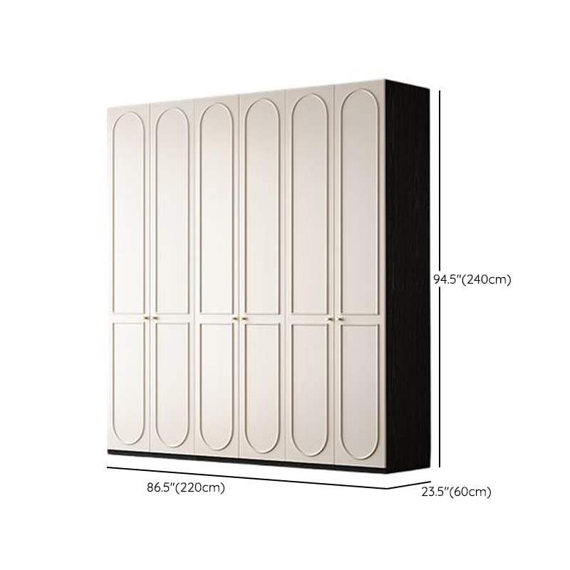 Chalk Casual Wooden Independent Almirah with Soft Close Drawer, Soft Close Door, and Interior Shelves - image 22