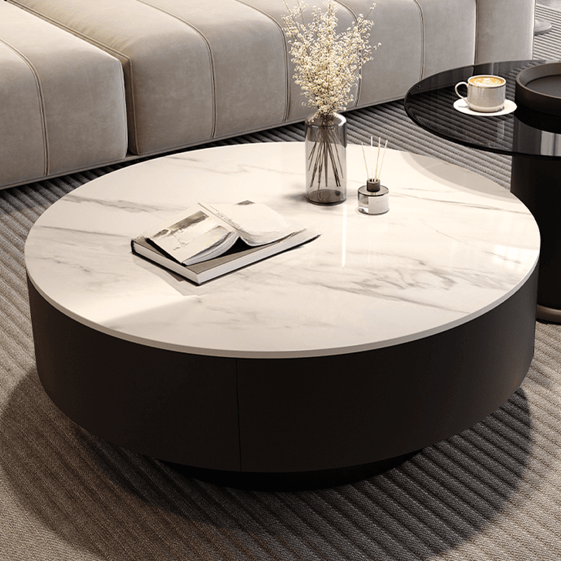 Orbicular Nested Board Game Coffee Table with 1 Drawer for Foyer - image 4