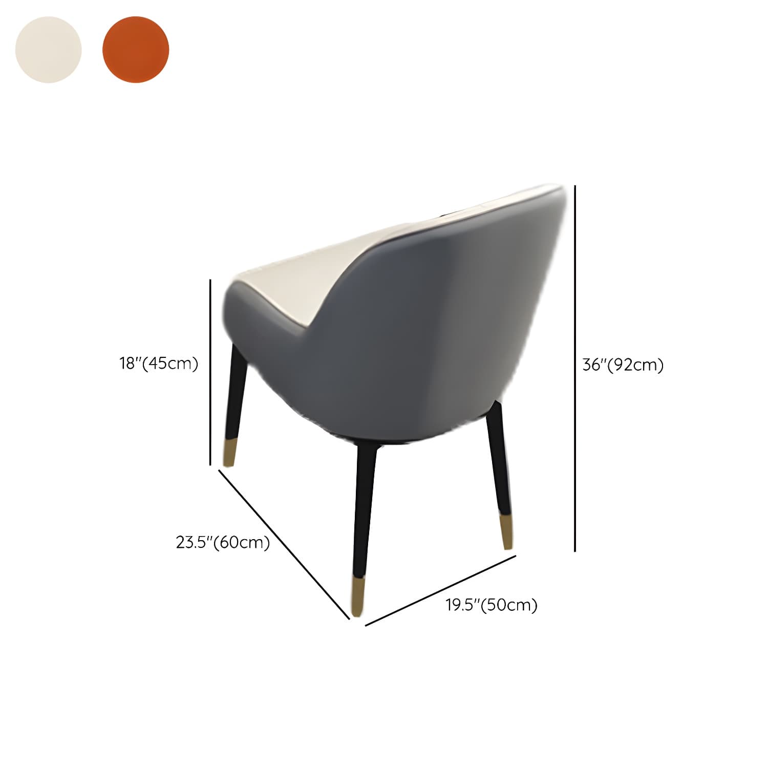 Kitchen 1/7/9/11 Pcs Dining Set with Round Dinette Table and Leather Chairs - image 18