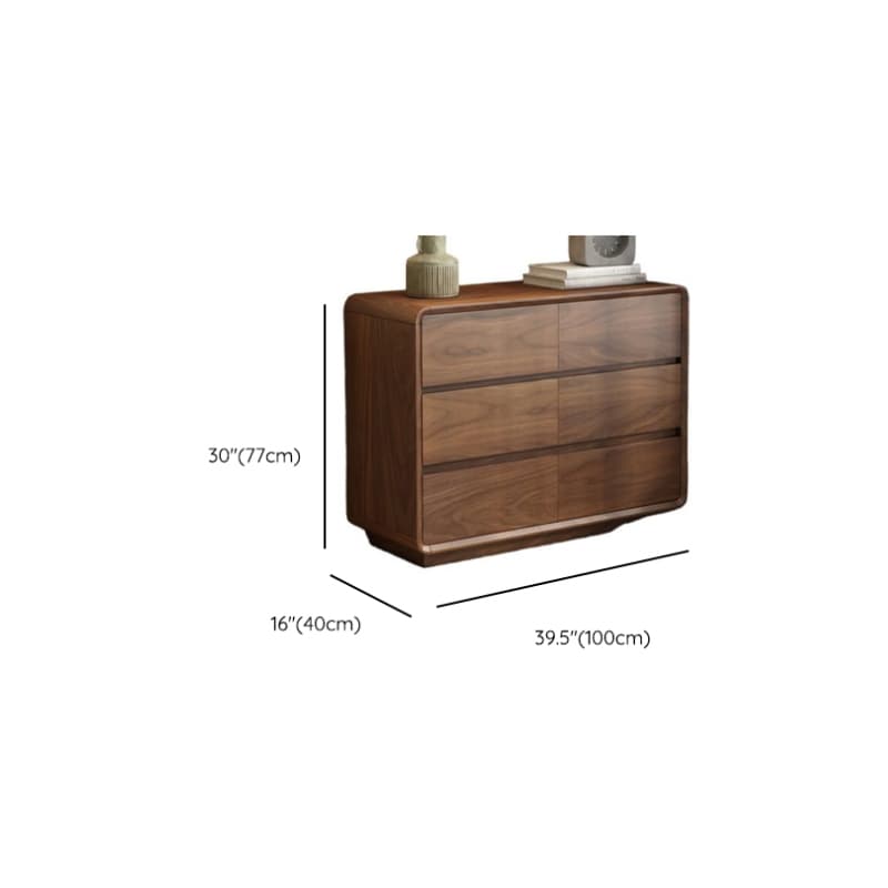 Cocoa Simplistic Bleached Wood Double Dresser/Lingerie Chest with 6/9/5 Drawers, Horizontal/Vertical Orientation - image 15