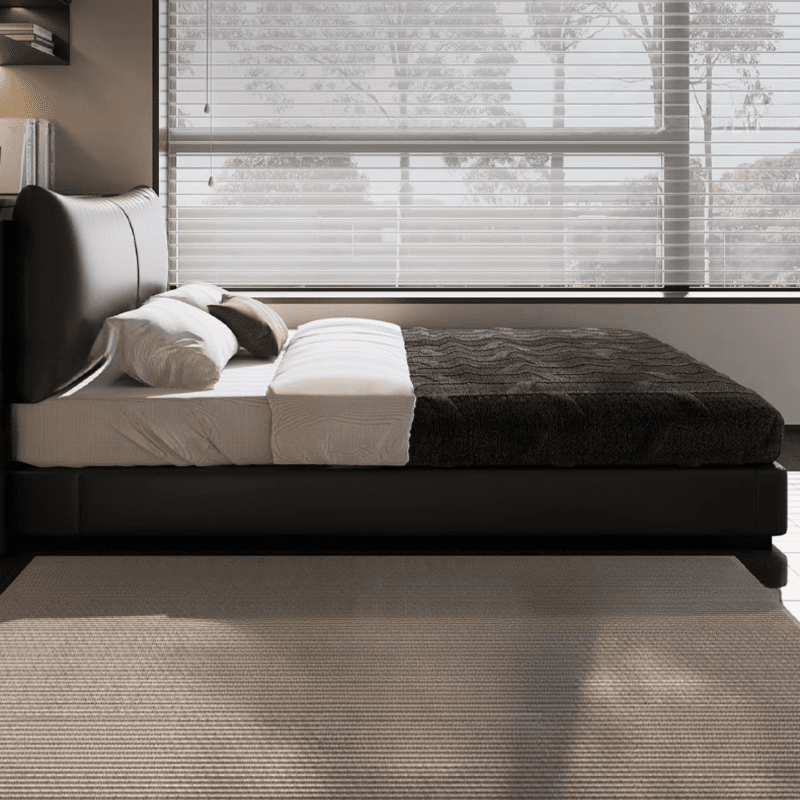 Solid Color Storage Bed/Platform Bed with 3 Storage Boxes and Pine Wood Frame for Living Room