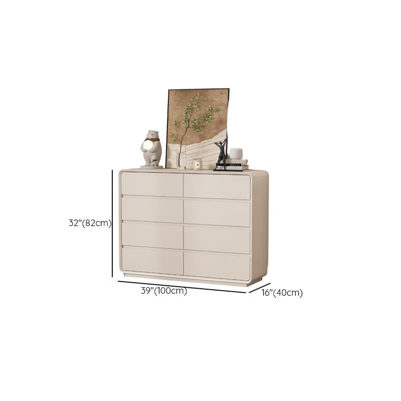 Off-White Trendy Composite Wood Bachelor Chest/Double Dresser/Lingerie Chest with 3/4/5 Drawers in Vertical/Horizontal Orientation - image 9