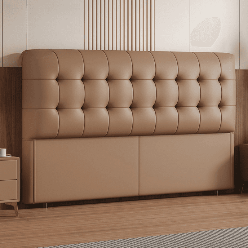 Trendy Panel Headboard with No Distressing, Piled Tufted Rectangle Design for King/Queen/Full Bed, Featuring Sponge Upholstery and Standard Height - image 7