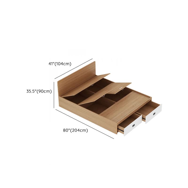 Natural Color Solid Color Storage Included for Bedroom - image 9