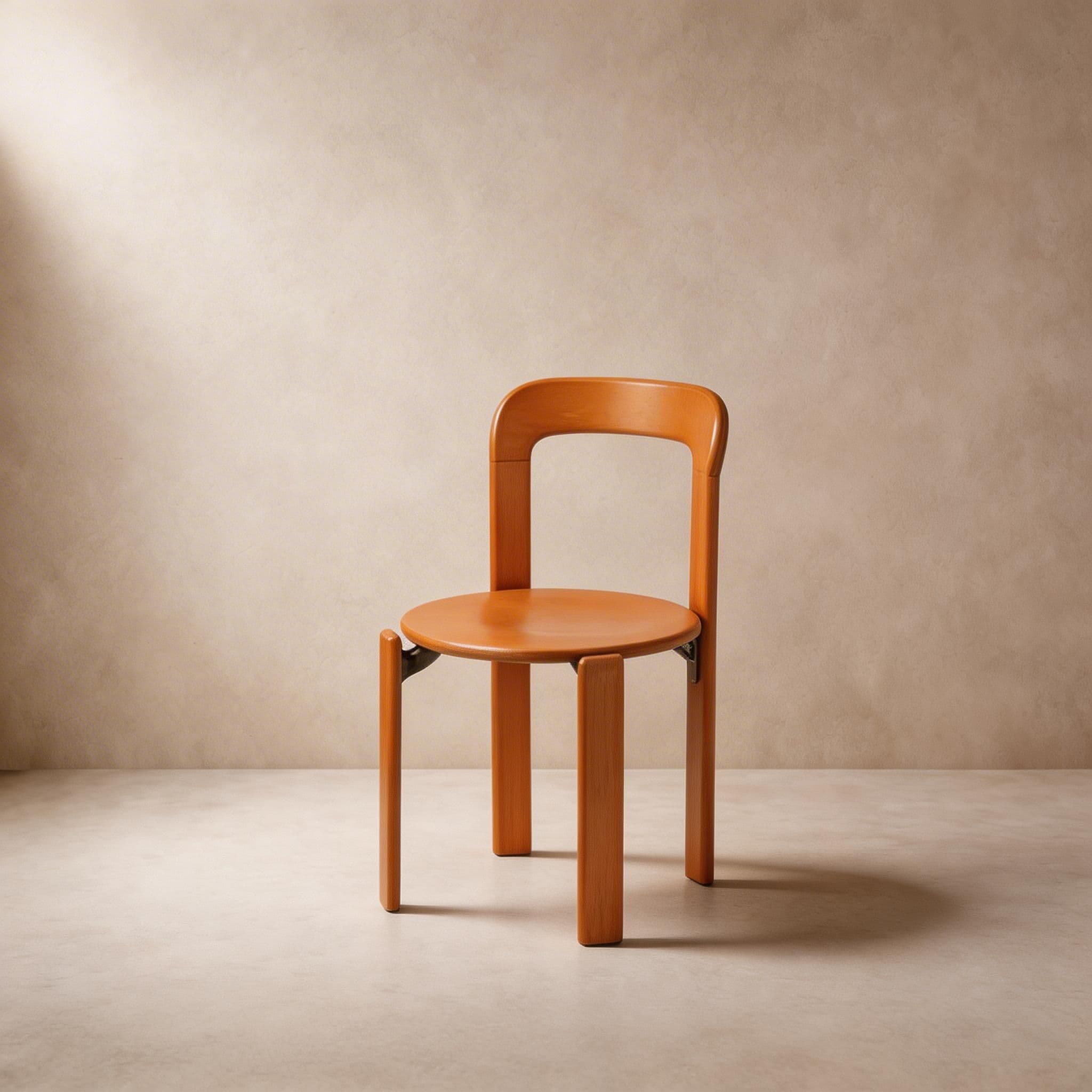 Scandinavian Natural Wood Armless Kitchen Chair 15.3inch Wide Non-Swivel 1 Piece - image 36
