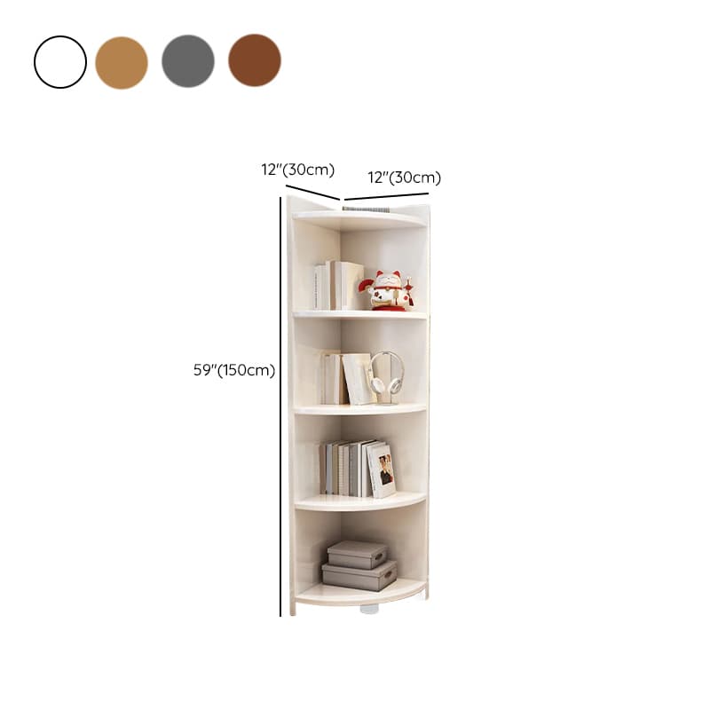 Casual Accent Chest Rubberwood White/Auburn/Gray Corner with 6 Exterior Shelves/4 Exterior Shelves/5 Exterior Shelves - image 19