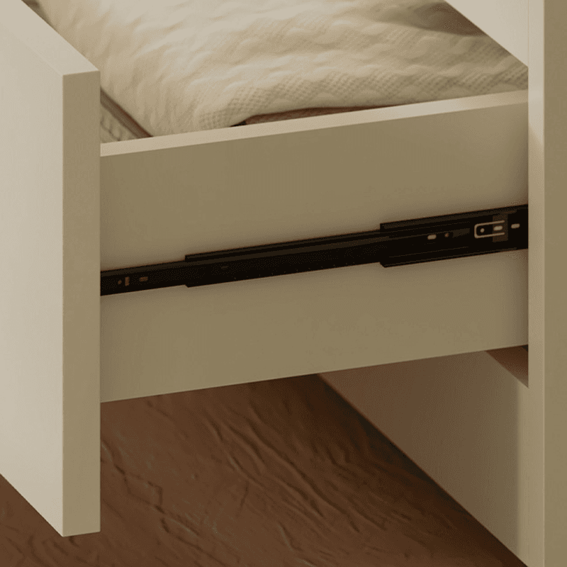 Detached Accent Cabinet with Damp-proof, Scratch-immune Glazed Door, Grip Bars in Chalk, and Soft Close Drawer - image 7