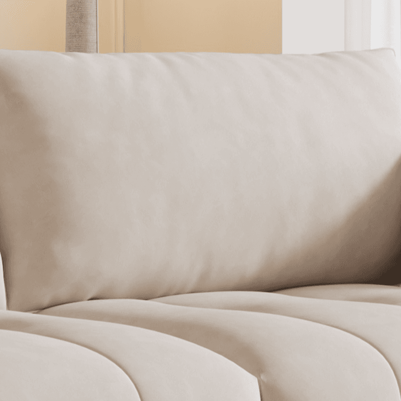 White Flannel Standard Sofa/Loveseat with Armrest - image 8