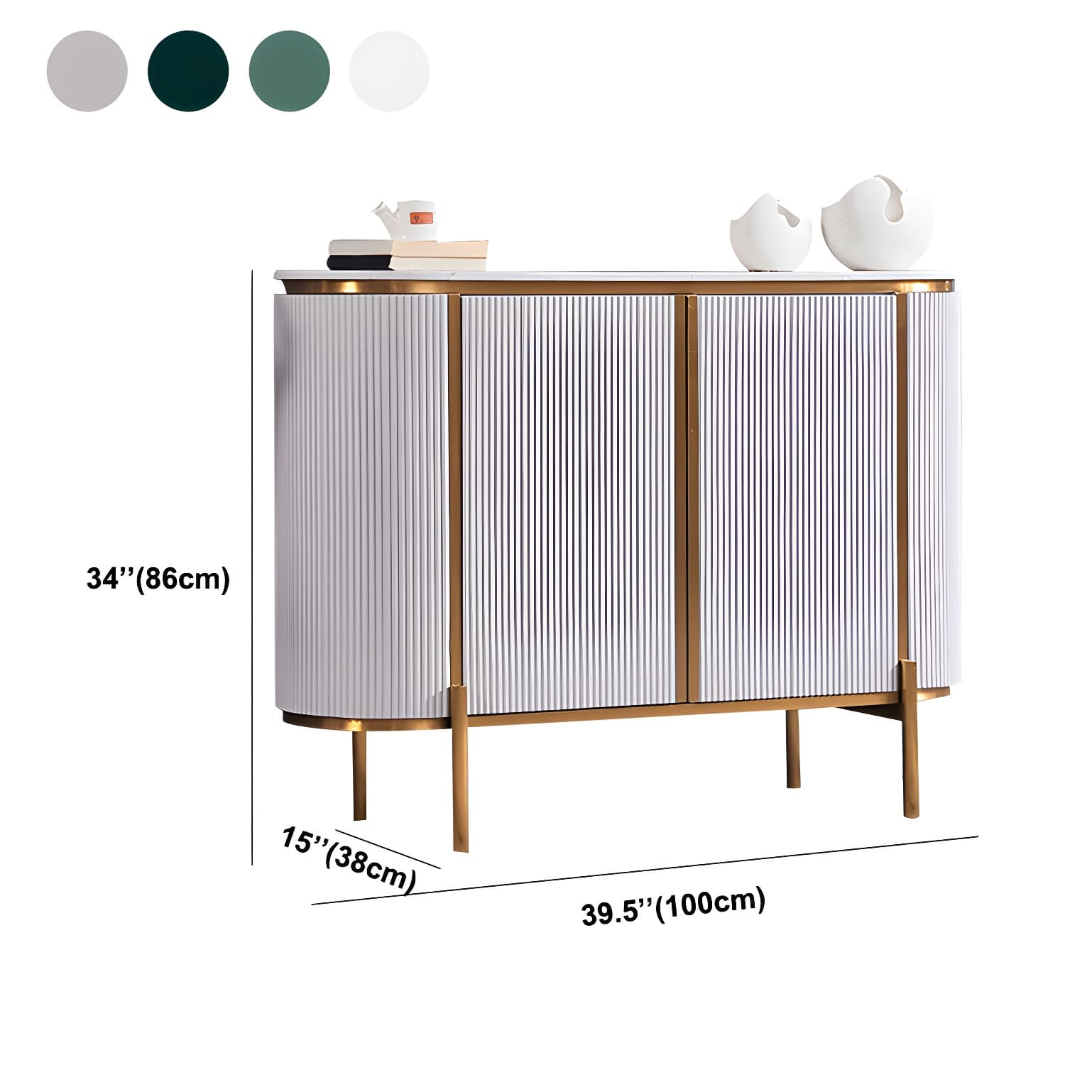 Wood Sideboard Contemporary Style Side Board for Dining Room - image 22